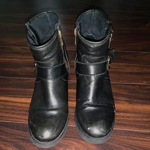 Steve Madden Black Booties